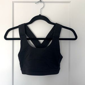 Black Lululemon Teardrop Sports Bra